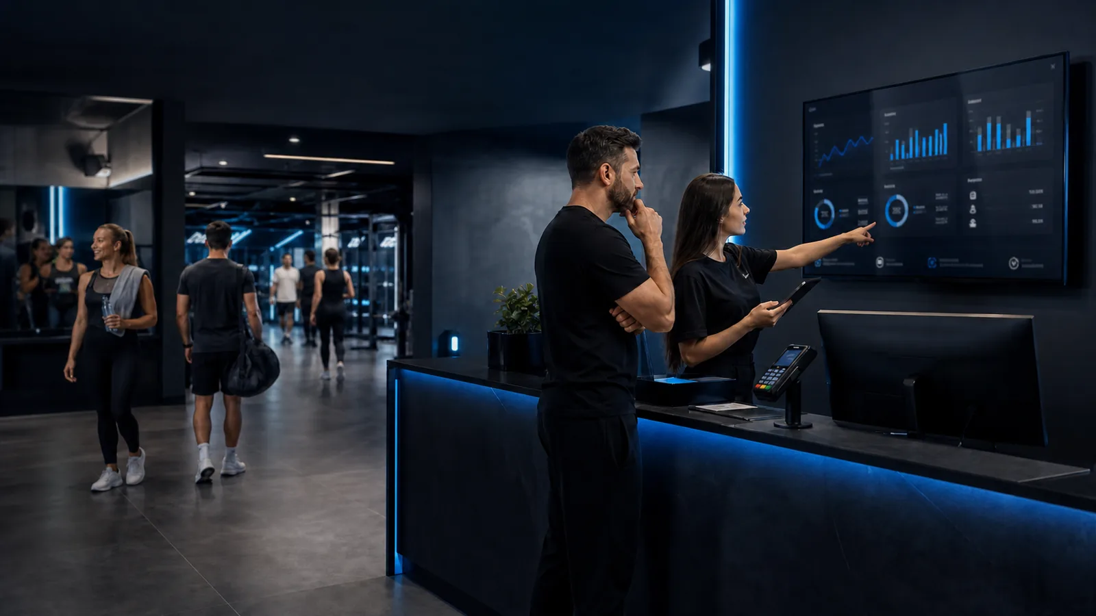 Fitness kulübünde canlı işletme ve gelir takibi
